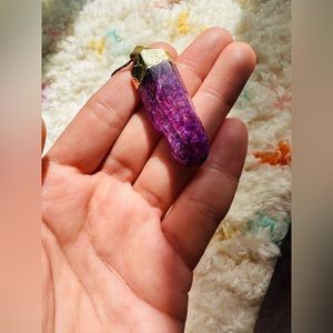 Purple quartz necklace 💜